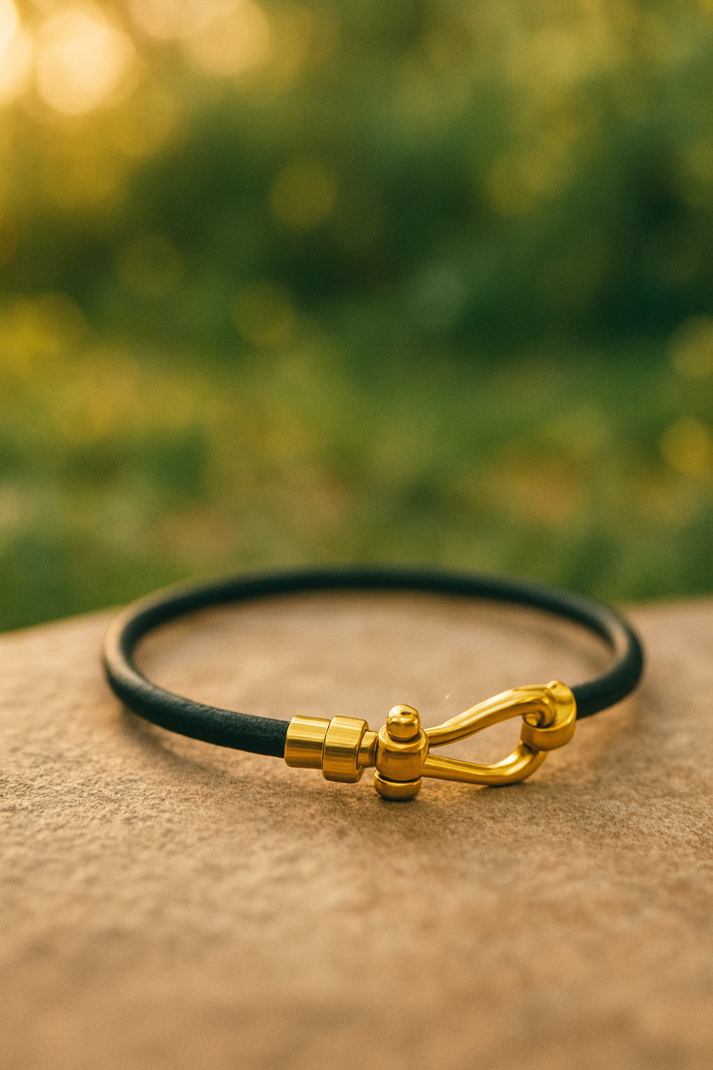 Atlas Leather Link Bracelet