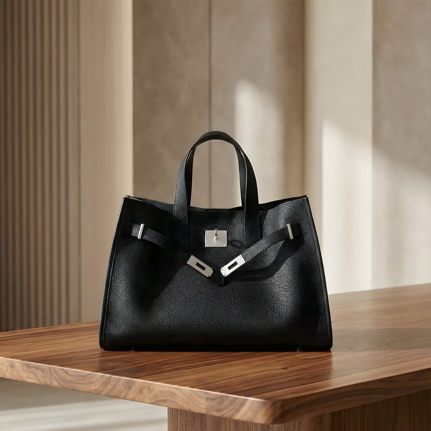 The Structured Essential Leather Tote
