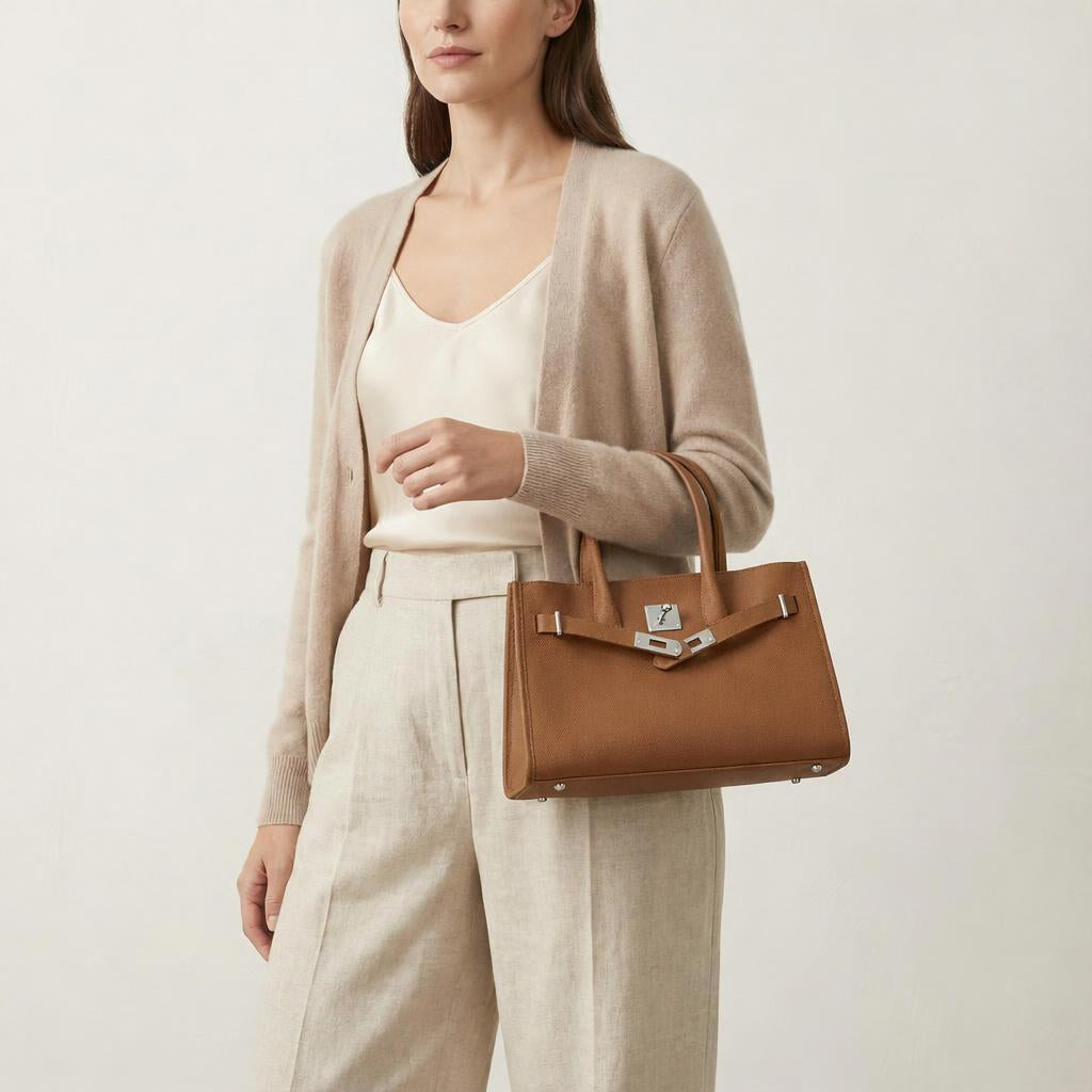 The Structured Essential Leather Tote