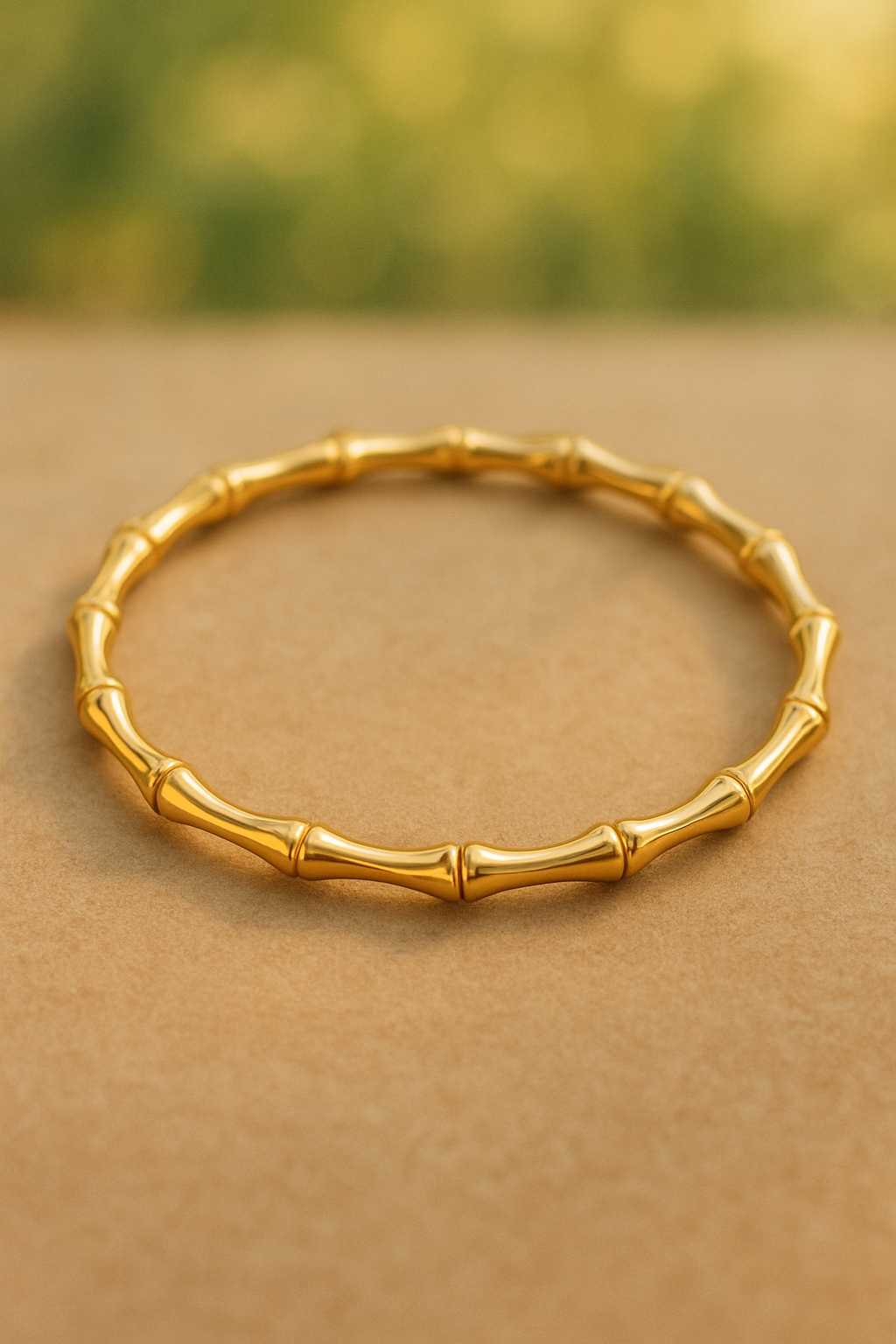 Bamboo Gold-Tone Bracelet