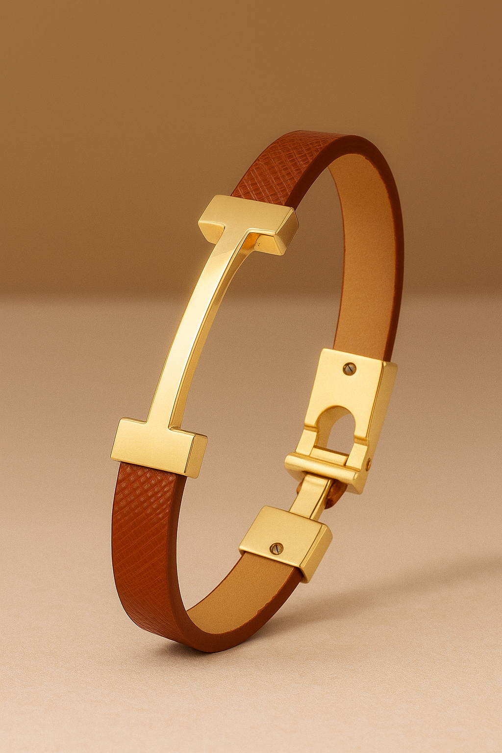 Leather Bar Bracelet