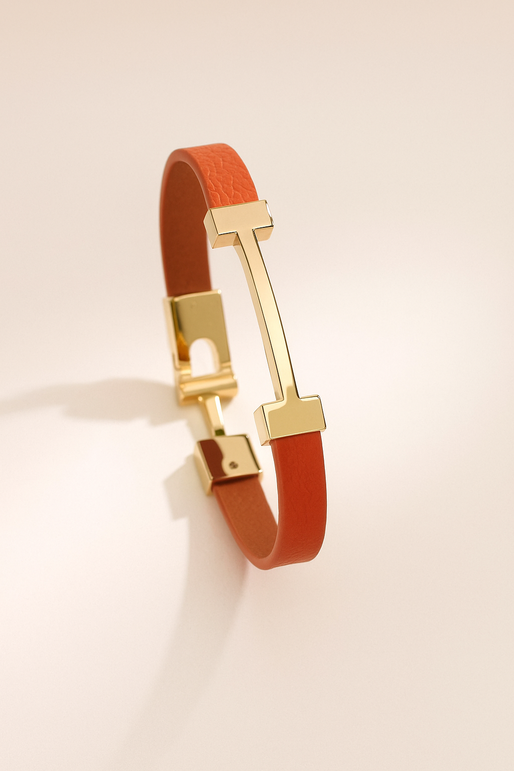 Leather Bar Bracelet