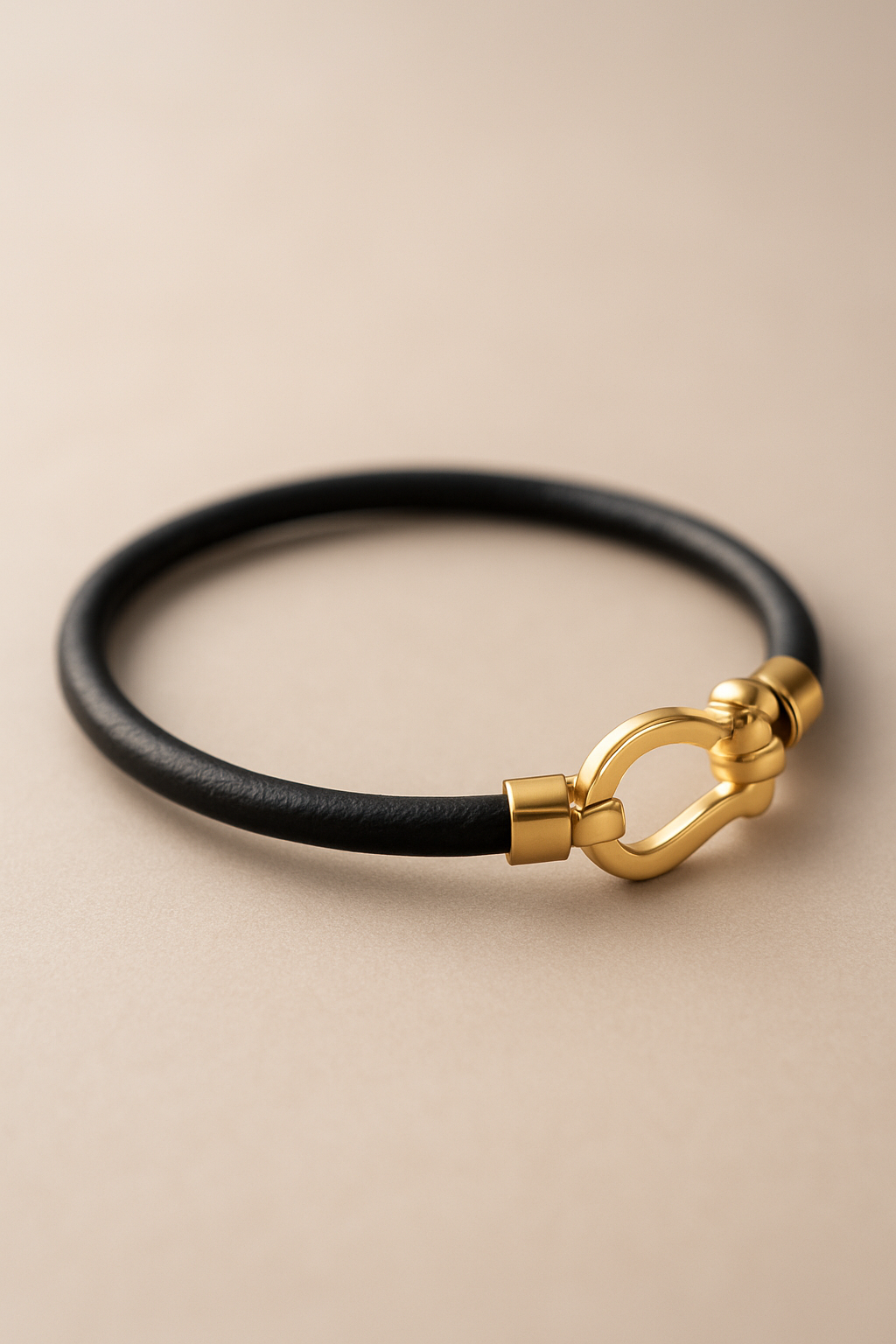Atlas Leather Link Bracelet