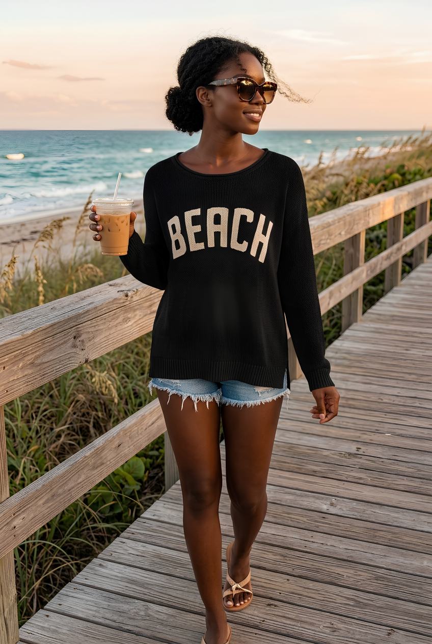The Beach Knit Oversized Sweater