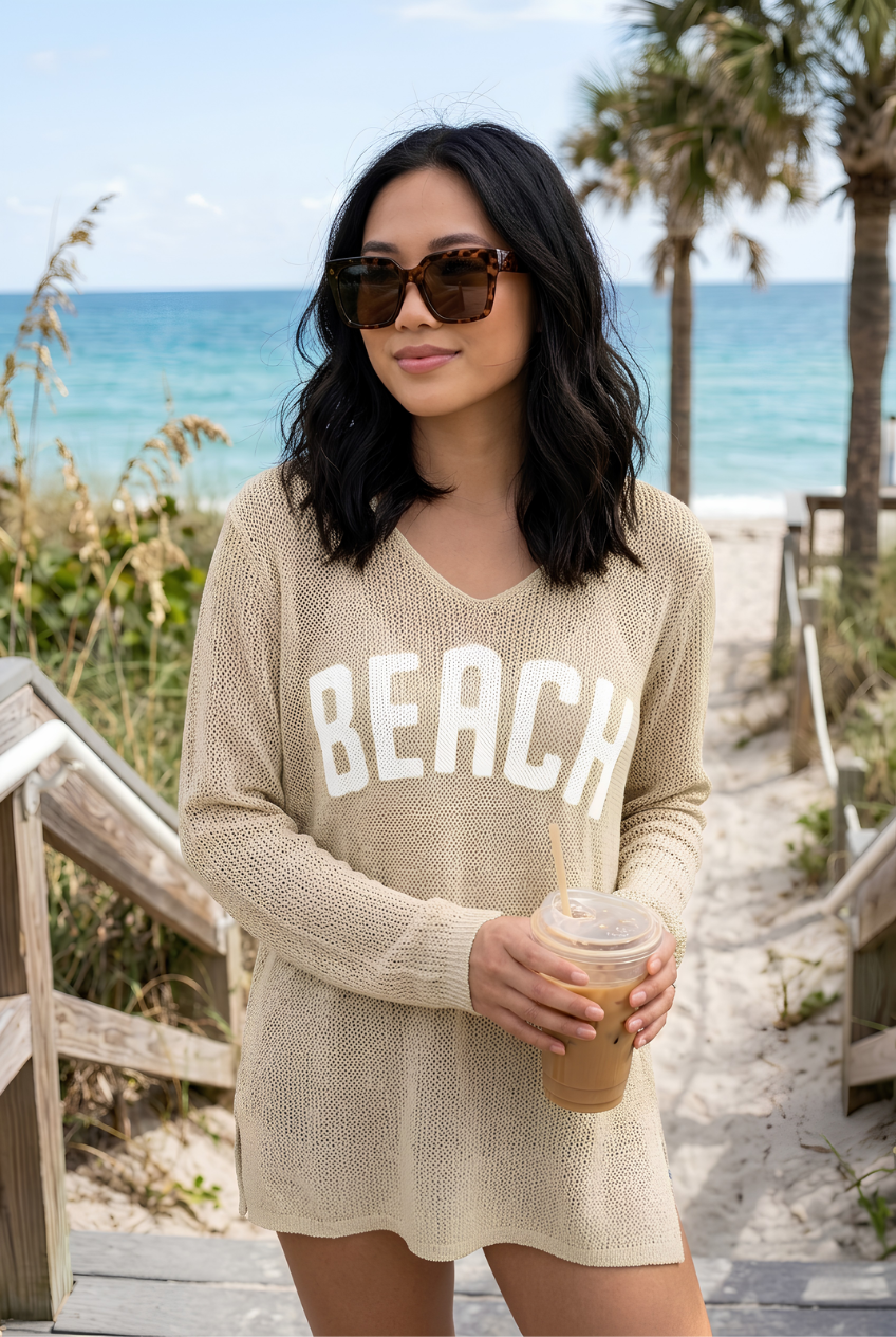 The Beach Knit Oversized Sweater